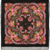 "Recognition" Pavlovo Posad shawl,size:146*146cm. Artist: Elena Jukova.