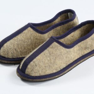 size:14(44Rus) Slippers 100% of Sheep wool with rubber-soled^