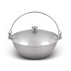 4,5 L Camping kazan for pilaf, Казан для плова with lid and handle