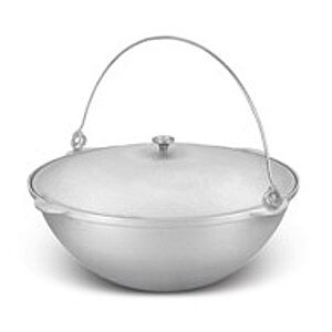 15 L Кazan for cooking, Казан литой походный, with lid with handle. Top quality.