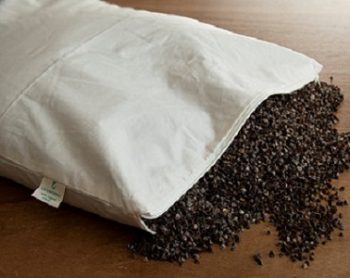 Pillow filled with buckwheat hulls, size: 40*50 cm +Extra pillowcase 100% of cotton. - Image 2