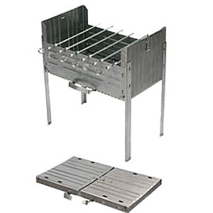 Stand for skewers on Uchag(Ochag) for a Kazan 9l l (with skewers 5 pcs.). Подставка для шампуров  на  Учаг  для казана на 9л