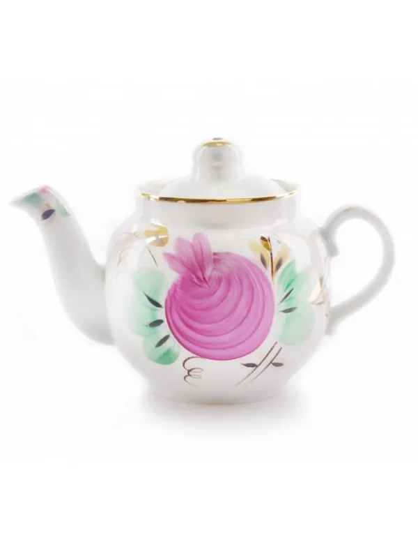 Dulevo porcelain Teapot 350mL ''Agashka'', hand-painted*