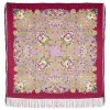 Pavlovo-Posad Shawl 100% Wool. "Dreams about Happiness", Size 125*125. Author: Elena Favoritova