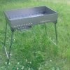 Charcoal outdoor BBQ stand, Thickness of metal 1,5mm, Dimensions of the box 60*35*12 cm.