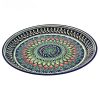 32cm.diameter Lagan Rishtan ceramics from Uzbekistan Handmade and Hand Painted. Риштанская посуда в Канаде.