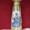 Decorative Ceramic vase " Gzhel with Gold", height 43cm