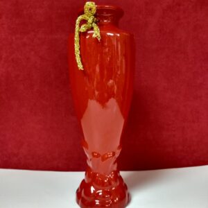 Hand made Decorative Ceramic  vase "Celebration " Red. Height:42cm