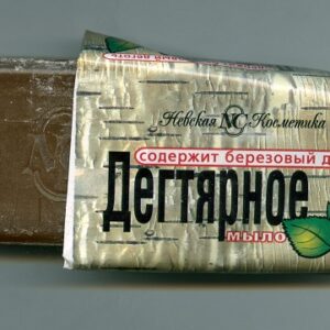 Soap of a Birch Tar "Degtyarnoe" (Дегтярное мыло)- natural antiseptic, 100gr*