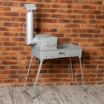 Multifunctional BBQ grill, Mangal for Barbecue (Mангал "Наш стиль"), Height 73cm, Weight 25kg.Тhickness:2мм.