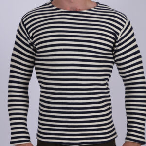 Telnyashka, Double knitted, 100% Cotton .Thermal Long Sleeve Russian Navy T-Shirt