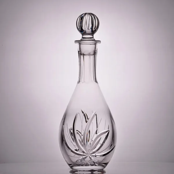 Crystal Decanter 500 ml, Hand-Cut, Made in Belarus