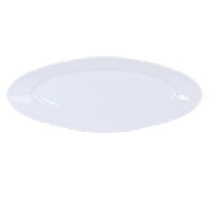 Herring dish D 30cm. Селедочница "White Swan" Dulevo porcelain