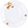 Dinner plate. D:240mm, Pattern "Maple leaf " from Dulevo porcelain factory. No Gold*