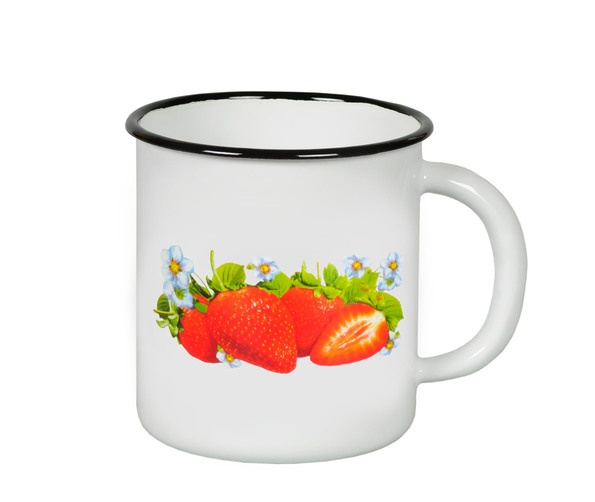 Steel Enamel mug 1L 