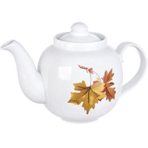 Teapot 350ml  Pattern ''Maple''. Famous  brand name Dulevo porcelain*
