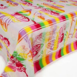 King. size:208*200cm(81.8*78.7') "Butterflies " Terry Bed Sheet. made in Belarus.