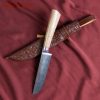 Uzbek National Pchak, Kord Kurush knife, walnut handle (sukhma), tin guard. Blade length 12-13cm, total length 24-25cm*