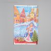 Plastic gift bags. Packaging with "New Year, Snegurochka " patterns, 25 х 40 cm