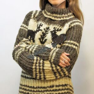 Sweater made of 100% sheep wool, handmade, Available sizes: XL: XXL: XXXL: XXXXL