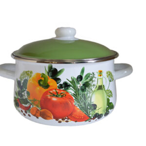 Enameledot p "European cuisine" Stainless steel. Size: 2L, 4L, 5.5L