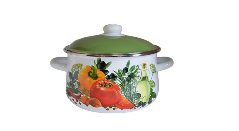 Enameledot p "European cuisine" Stainless steel. Size: 2L, 4L, 5.5L