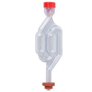 Water trap. Water traps are designed for installation in lids or top surfaces of fermentation tanks. Height 17cm. Width 19cm*