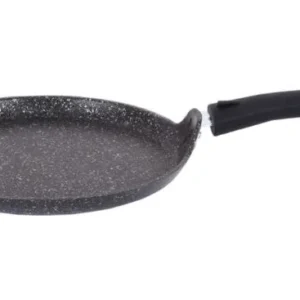 Kukmara Marble Pancake Pan with Removable Handle - Non-Stick, Oven-Safe