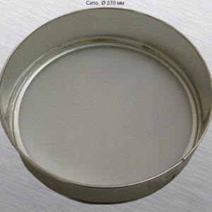 Sieve for flour, Сито для муки, material Aluminum. L: 27cm, H: 8cm