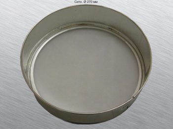 Sieve for flour, Сито для муки, material Aluminum. L: 27cm, H: 8cm