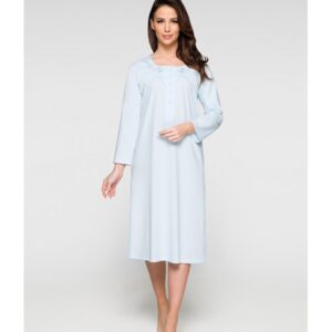 size: XXL(54Rus).Long Sleeve Nightgown, 100% Cotton. Ночная сорочка с длинным рукавом,100% хлопок.