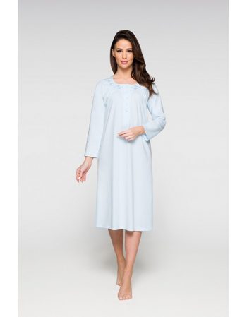 size: XXL(54Rus).Long Sleeve Nightgown, 100% Cotton. Ночная сорочка с длинным рукавом,100% хлопок.