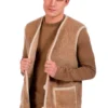 Size: 3XL(62-64Rus). Universal Vest made of Kazakhstan camel wool for men and women (Bezrukavka).