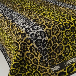 King. size:208*200cm(78.7*81.9') " Leopard" Terry Bed Sheet. made in Belarus.