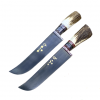 Uzbek National Pchak, Kord Kurush knife, walnut handle (sukhma), tin guard. Blade length 12-13cm, total length 24-25cm*