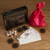Russian Loto, Bingo game "Versailles", mix" with wood barrels,As in childhood. size of carton box:24 × 19× 8cm.^