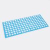 Applicator mat, size:26 × 56 cm, 144 modules, white / green