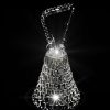 Rock Crystal Bell "Steering wheel" The bell has a crystal mallet and rings! (H: 17.5cm. D: 6.5cm) made in Russia