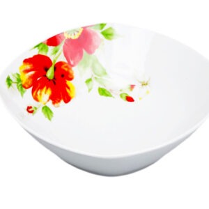 Salad Bowl “Alpine Flowers” 1040 ml – Dulevo Porcelain Factory