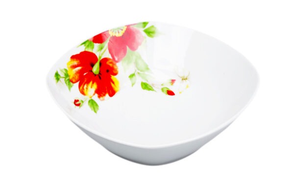 Salad Bowl “Alpine Flowers” 1040 ml – Dulevo Porcelain Factory