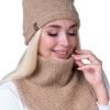 Hat made of 100% Sheep wool. BUKLE, color "Camel"