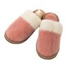 size:10-11(40-41).Fur slippers made of natural sheep wool, two-layer, evaplast sole.