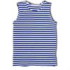 size:4XL(60-62Rus)Russian Military, The VDV with white and blue stripes Sleeveless shirt Telnyashka, Майка-Тельняшка ВДВ.