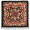 Pavlovo-Posad Shawl 100% Wool. "Aroma of Summer", Size 146*146. Author: Elena Jukova.