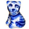 Cat - gift. The symbol of 2022, H:4.5cm, W:3 cm. brand Gzhel