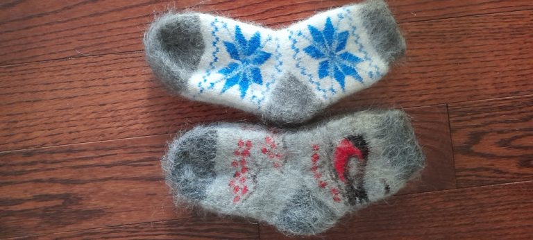 Thermal Socks 100% Goat Down — Natural Warmth & Comfort (0-3Y)