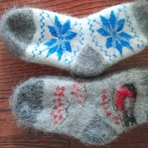 Thermal Socks 100% Goat Down — Natural Warmth & Comfort (0-3Y)