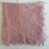 Goat's Down Shawl, size: 110*110cm. Hand made. Shape - square, Pinc.
