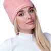 Hat made of 100% Sheep wool. BUKLE, color “Pink”