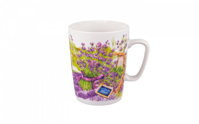 Russian Imperial porcelain teaware and dinnerware buy in Toronto Dulevo porcelain Mug "Lavender" 350ml.*